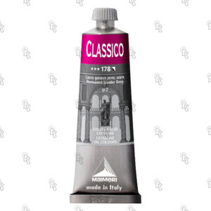 Colore ad olio Maimeri Classico: lacca garanza permanente scura, 60 ml
