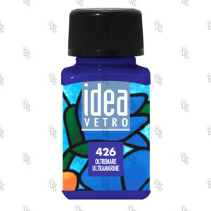 Colore per vetro Maimeri Idea Vetro: oltremare, 60 ml
