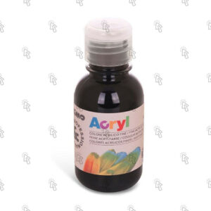 Colore acrilico Primo Acryl: nero, 125 ml